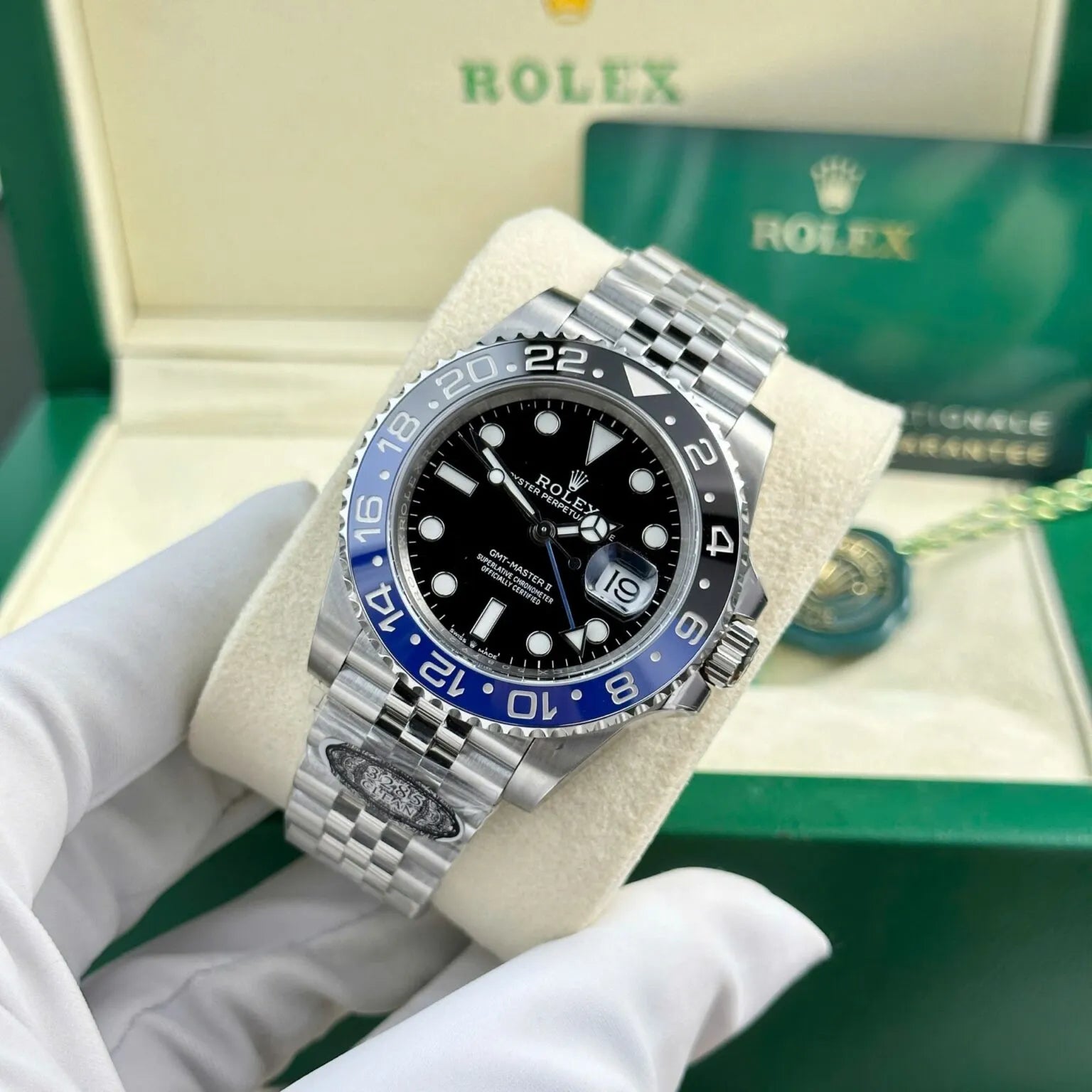 Superclone Rolex GMT-Master II Black Dial 126710BLNR “Batgirl”